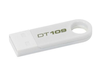 Kingston, 4GB USB 2.0 DataTraveler 109 (White)