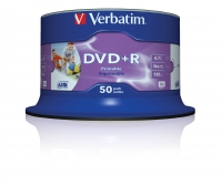 Verbatim 50PK Inkjet 4.7GB 16X DVD+R SP