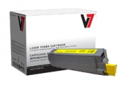 V7 Compatible OKI 43324417 Yellow Toner Cartridge 5000 pagine Giallo