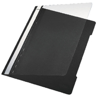 Standard Plastic File Black A4 PVC (25)