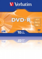 Verbatim DVD-R 4.7GB 16X S/C MATT 1