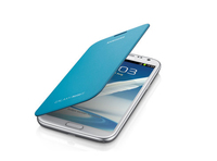 Samsung Flip Cover fuer Galaxy Note 2 N7100 Blue