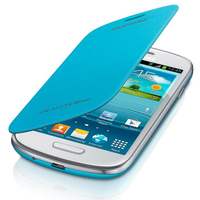 Samsung Galaxy S3 Mini Flip Cover Light Blue
