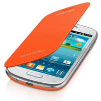 Samsung Galaxy S3 Mini Flip Cover Orange