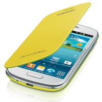 Samsung Galaxy S3 Mini Flip Cover Yellow