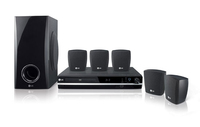 LG 5.1 DVD home cinema system, 300 W, 5.1, WMA, 45 W, 4 Ω, 3 Ω
