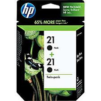 HP 21 2-pack Black cartuccia d'inchiostro Nero