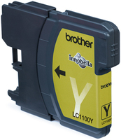 Brother LC-1100Y Yellow Ink Cartridge Blister Pack cartuccia d'inchiostro Giallo