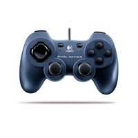 Logitech Dual Action Gamepad refresh  blau