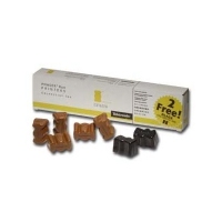 5 B�tonnets ColorStix Jaune + 2 Noirs gratuits - Phaser 850 pour    XEROX PHASER 840/850/860