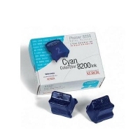 2 b�tonnets ColorStix Cyan  (2 800 pages)  pour    XEROX PHASER 8200