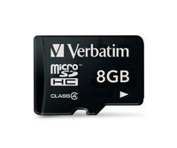 Micro SDHC 8GB - Class 4