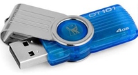 Kingston GEN 2 (CYAN)                     IN 4GB DATATRAVELER 101
