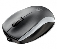 Maus Logitech Corded Mouse M125 Silver