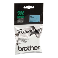 Farbband/Schriftband Brother MK521BZ schwarz/blau 8m/9mm