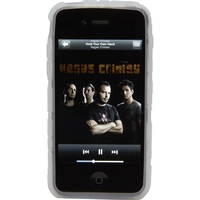 Silicone case for iphone 4 White