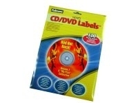 Fellowes Etiketten CD/DVD, matt