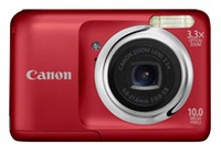 CANON  POWER SHOT A800 ROJA 10MP ZD 4X 2.5 2XAA - 5028B018AA