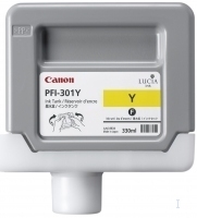 Canon PFI-301Y Pigment Yellow Ink Cartridge cartuccia d'inchiostro Giallo