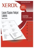 003R97452 Xerox Labels Laser/Copier Square Corners 10 per sheet 100 Sheets Per Pack -Xerox01