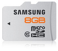FLASH SDHC Micro Card  8GB Samsung Plus Class 10 rt