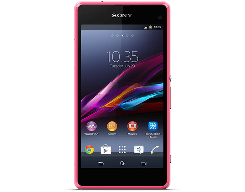 vertaler verkoper Rot Sony Xperia Z1 Compact Pink smartphone