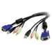 10 ft 4-in-1 USB VGA KVM Cable w/ Audio