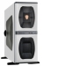 Aegis Series, Medium Tower (with USB, eSATA, Audio), 4 x 5.25, 1 x 3.5, no PSU, ATX & eATX, With Mesh Side Panel, Silver, Black