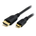 Photo STARTECH             StarTech.com Câble HDMI haute vitesse avec Ethernet 1 m - HDMI vers HDMI Mini - M/M