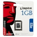 Kingston SDC/1GBSP - 1GB MicroSD Card