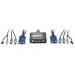 Level One KVM-0213 2-Port PS/2 cable KVM-Switch with Audio