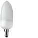 LEDDECOCDE14WWH Philips DecoLED 1W E14 WH 230-240V B40 1BL/10