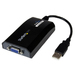 Photo STARTECH             StarTech.com Adaptateur USB vers VGA - Carte vidéo USB externe pour PC et MAC - 1920 x 1200