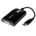 Photo STARTECH             StarTech.com Adaptateur USB vers DVI - Carte vidéo USB externe pour PC et MAC - 1920 x 1200