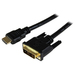 Photo STARTECH             StarTech.com Câble HDMI vers DVI-D M/M 1,5 m - Cordon HDMI vers DVI-D Mâle / Mâle 1,5 Mètres