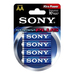LR6 4 stk. Sony 1,5v Batteri