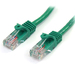 Photo STARTECH             StarTech.com Câble réseau Cat5e UTP sans crochet de 3m - Cordon Ethernet RJ45 anti-accroc - M/M - Ve