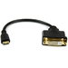 Photo STARTECH             StarTech.com Adaptateur vidéo Mini HDMI vers DVI-D de 20 cm - Convertisseur Mini HDMI vers DVI - M/F
