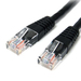 StarTech 1 ft Black Molded Category 5e (350 MHz) UTP Patch Cable