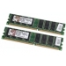 KVR400X64C3AK2/256 Kingston Memory 256MB 400MHz DDR PC3200 DIMM 2pk