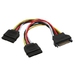 INLINE Sdoppiatore Alimentazione da SATA a 2 x SATA