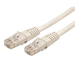 StarTech 10 ft White Molded Category 6 Patch Cable - ETL Verified