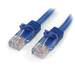 15 ft Blue Snagless Category 5e (350 MHz) UTP Patch Cable