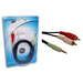 SANDBERG Saver MiniJack-RCA 200cm 78,7Z Rechner mit HiFi-Verstaerker verbinden Stereo