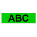 Buy Cheap Brother TX-751 Gloss Laminated Labelling Tape - 24mm Black/Green