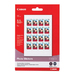 0001C001AA PS-101 Paper/Photo Sticker 4x6 Sheets, 16 Stickers/Sheet, 5/Pack