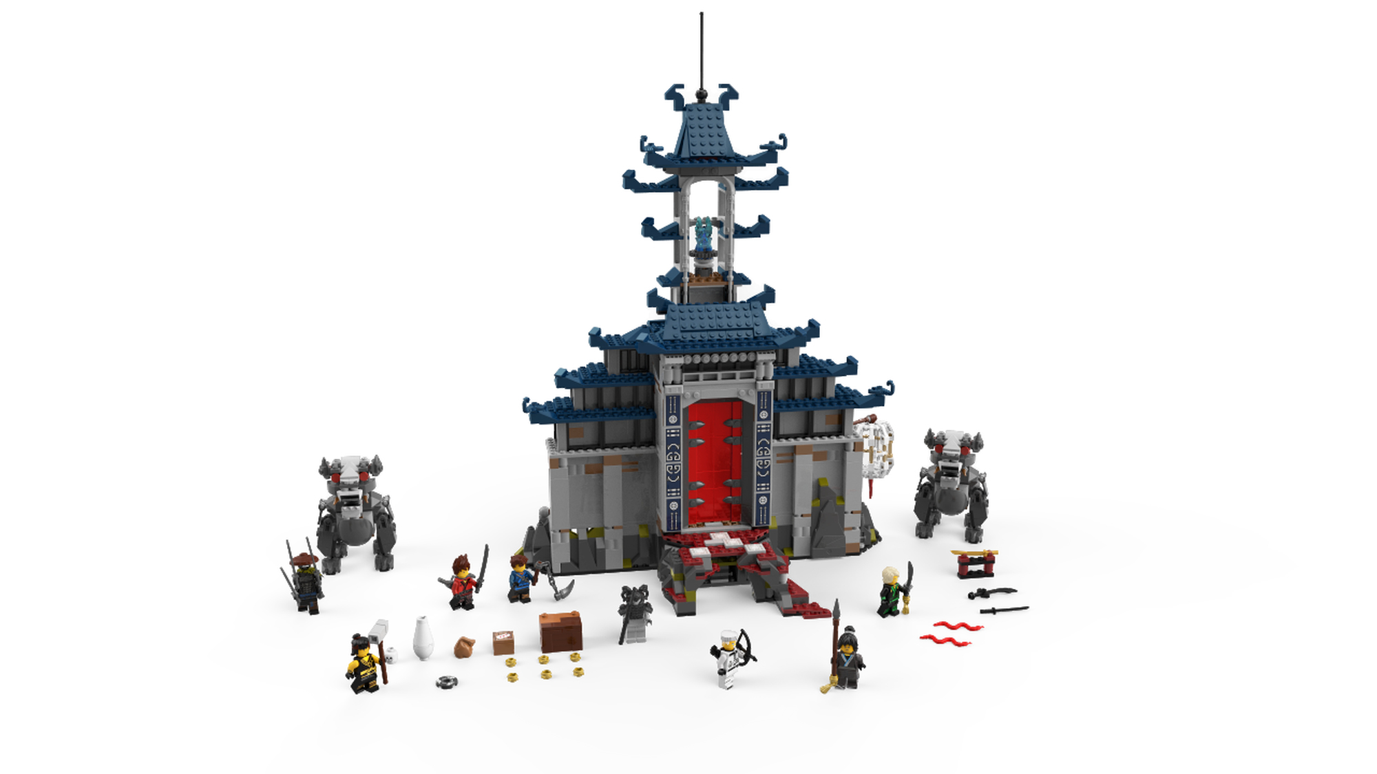 Lego Mini Figure Ninjago Movie Snake Temple Guardian Statue from Set 70617 