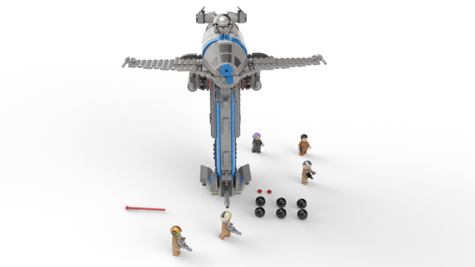 Lego mini resistance bomber instructions hot sale