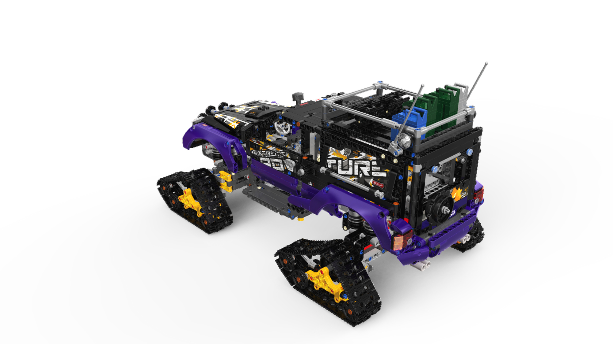 Lego technic best sale purple truck