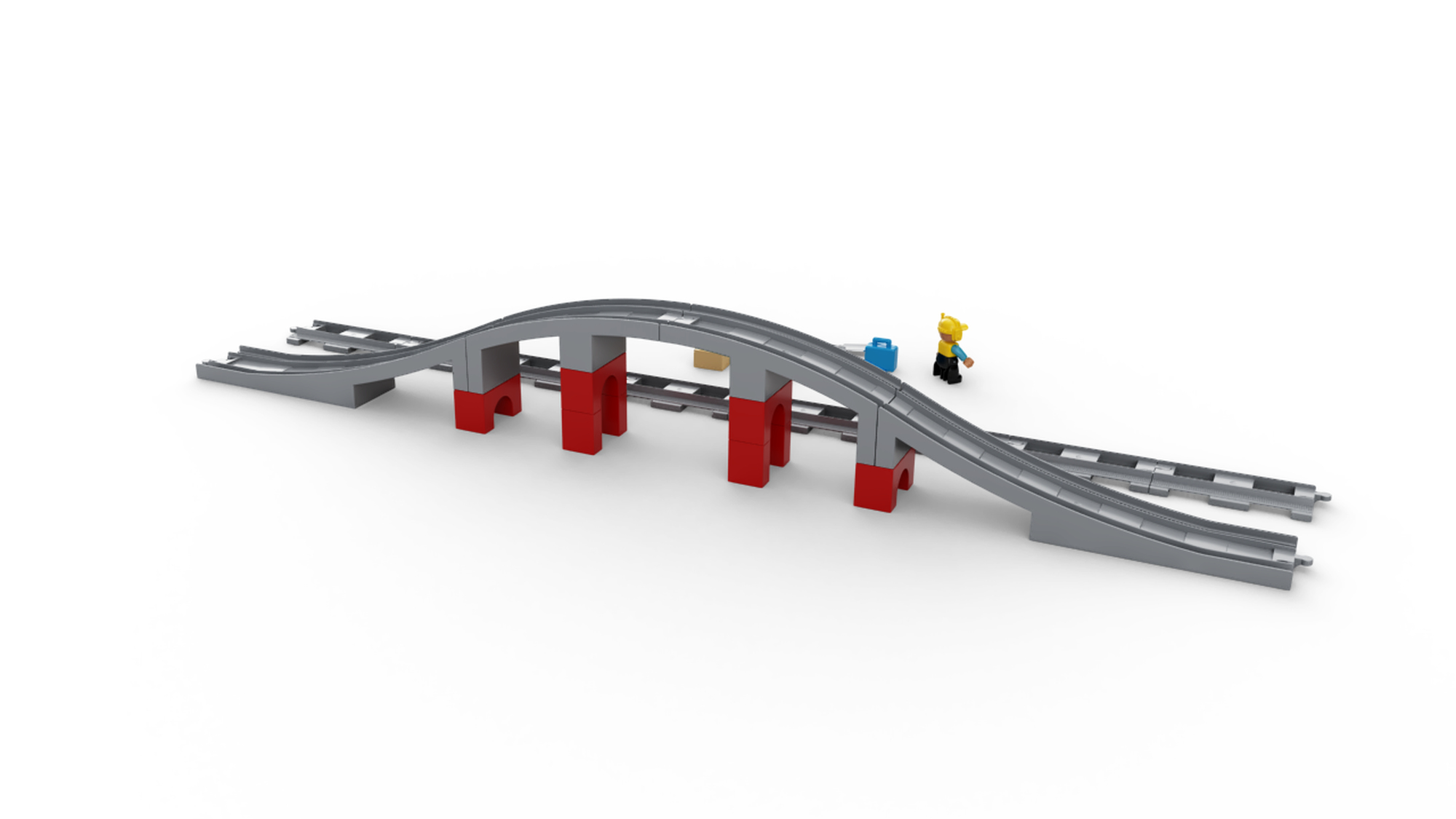 duplo train bridge and tracks